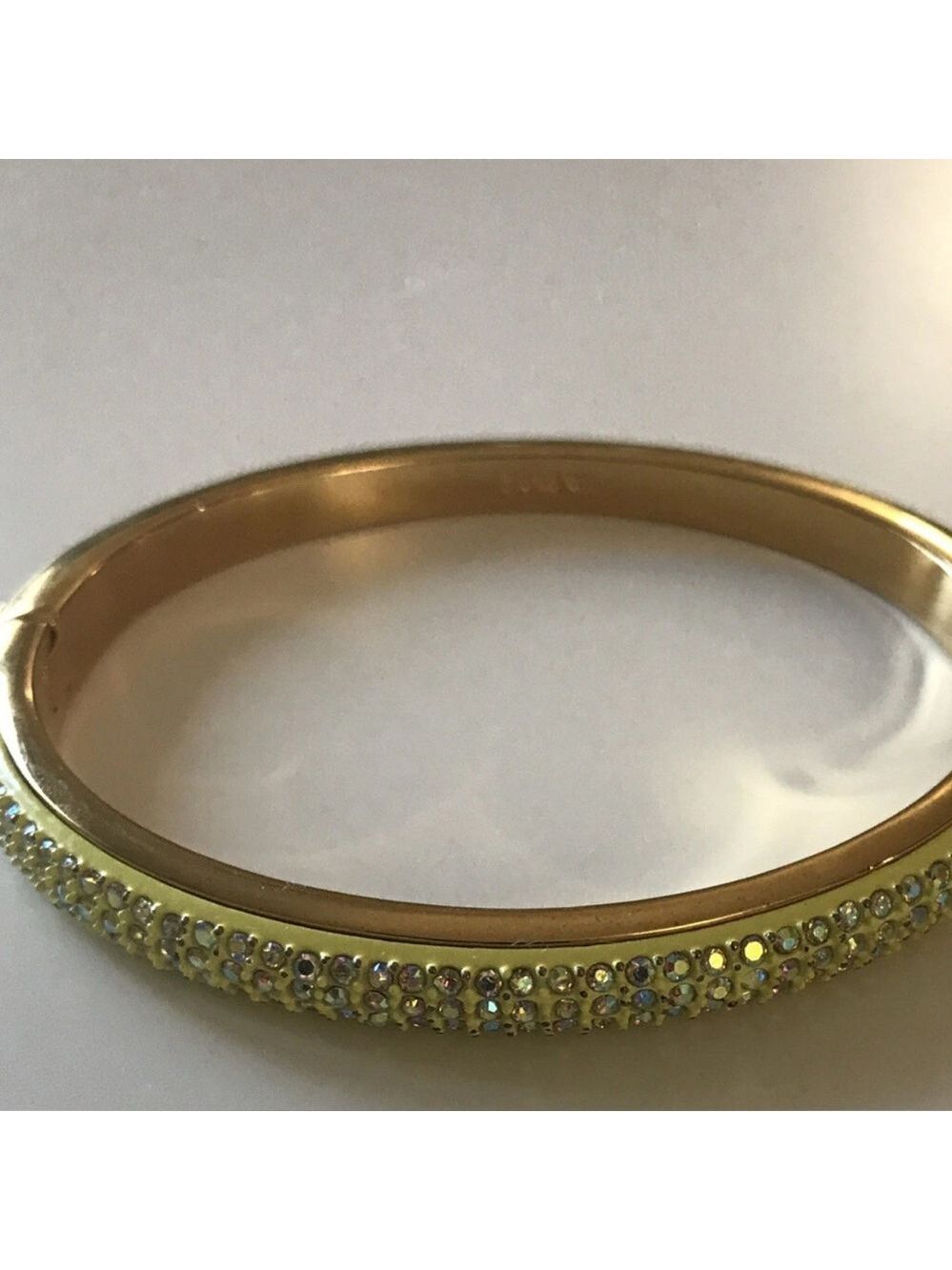 J.Crew J Crew Neon Pave sparkle Hinged Bracelet 1590 - Picture 3 of 8